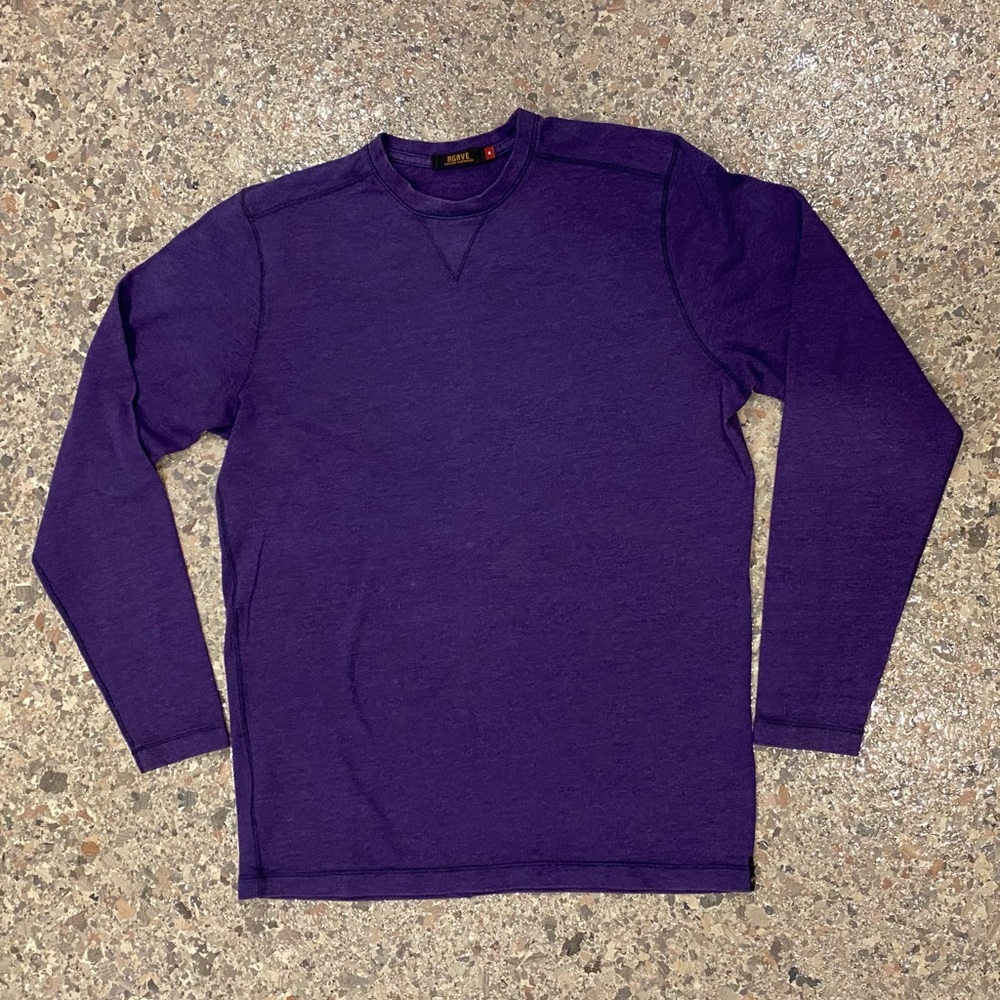 Agave Luxury Knitwear long sleeve crew size medium